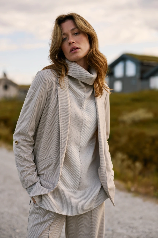 WOMEN'S JACKETS Z-MR-4807 BEIGE