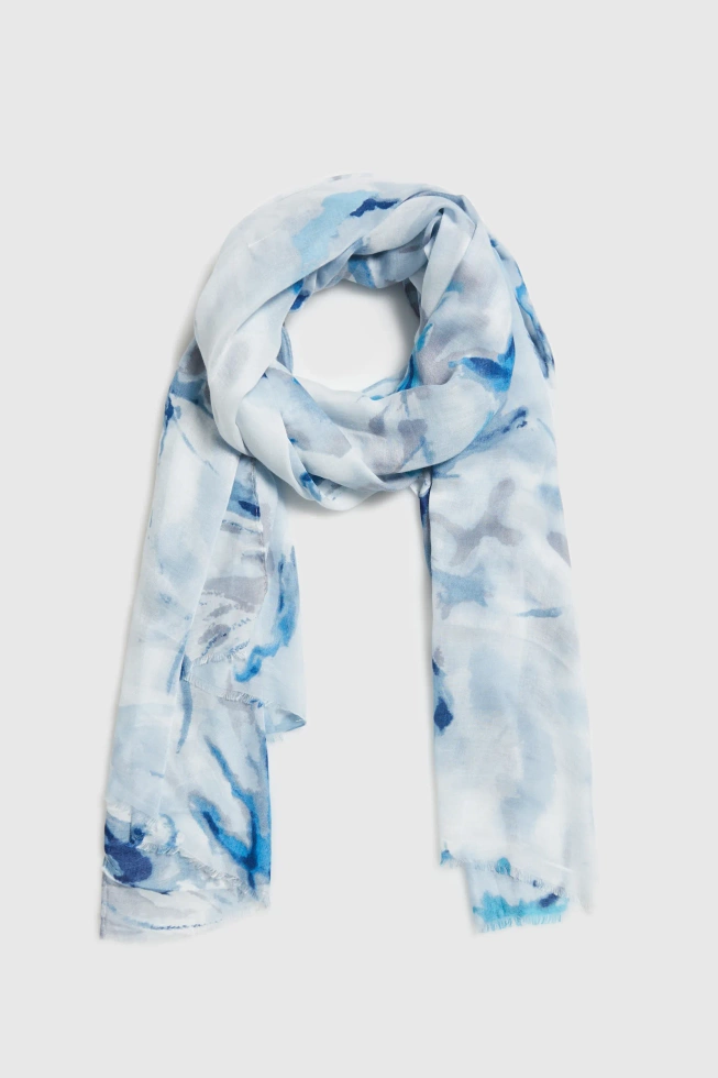 WOMEN'S SCARF L-SZ-4915 L.BLUE