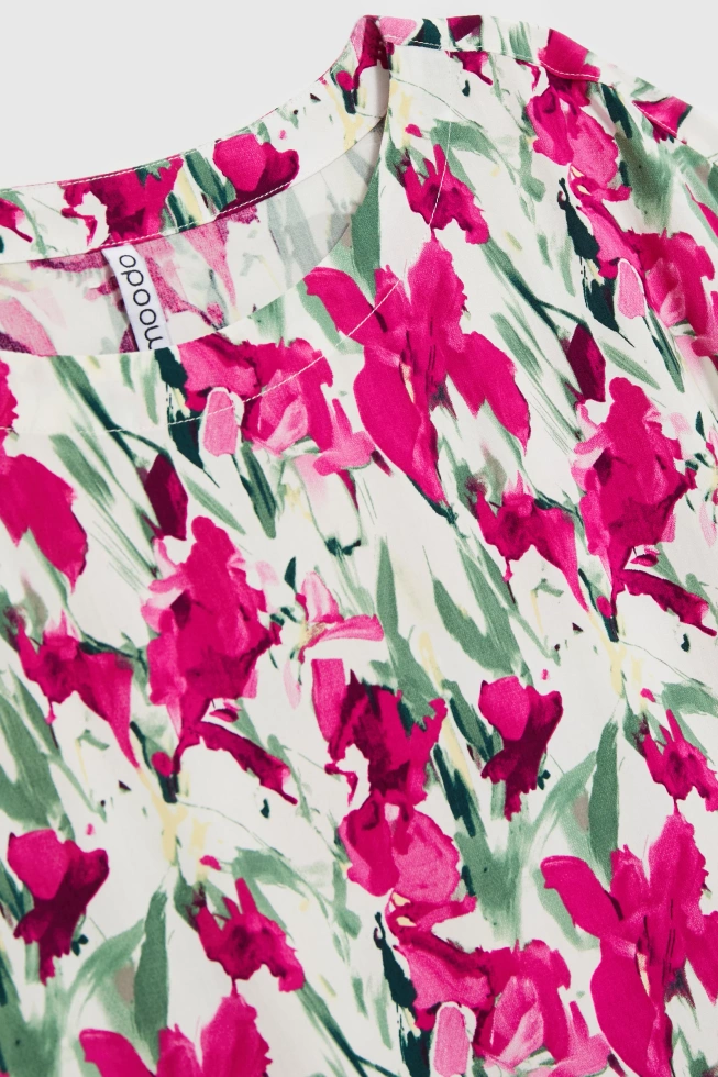 KOSZULA DAMSKA L-KO-4920 FUCHSIA-pakiet