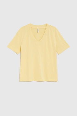KOSZULKA DAMSKA L-TS-4950 L.YELLOW-pakiet