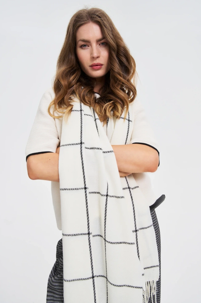 WOMEN'S SCARF Z-SZ-4803 OFF WHITE