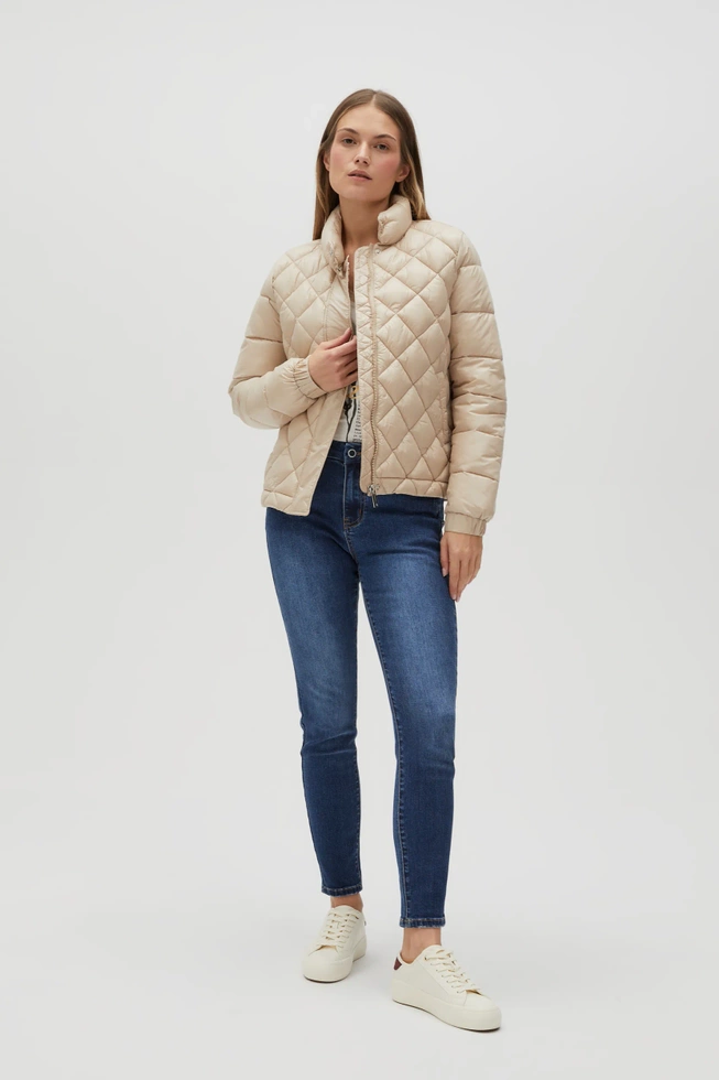 WOMEN'S JACKETS L-KU-4606 L.BEIGE