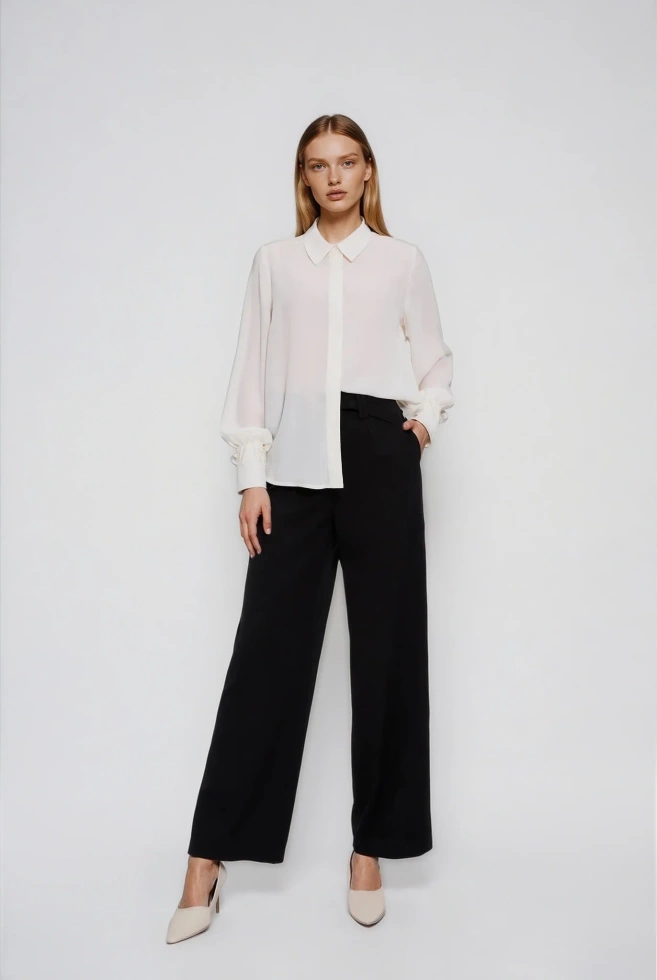 WOMEN'S SHIRT Z-KO-4832 OFF WHITE-set