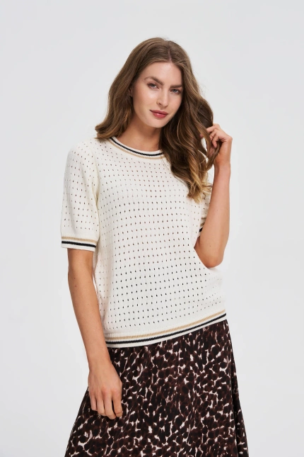 SWETER DAMSKI Z-SW-4805 OFF WHITE