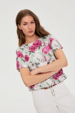 WOMEN'S TSHIRT L-TS-4939 OLIVE