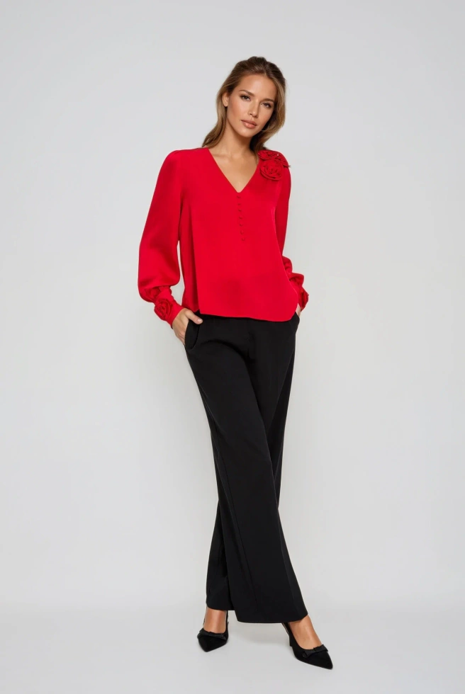 WOMEN'S SHIRT Z-KO-4834 RED-set