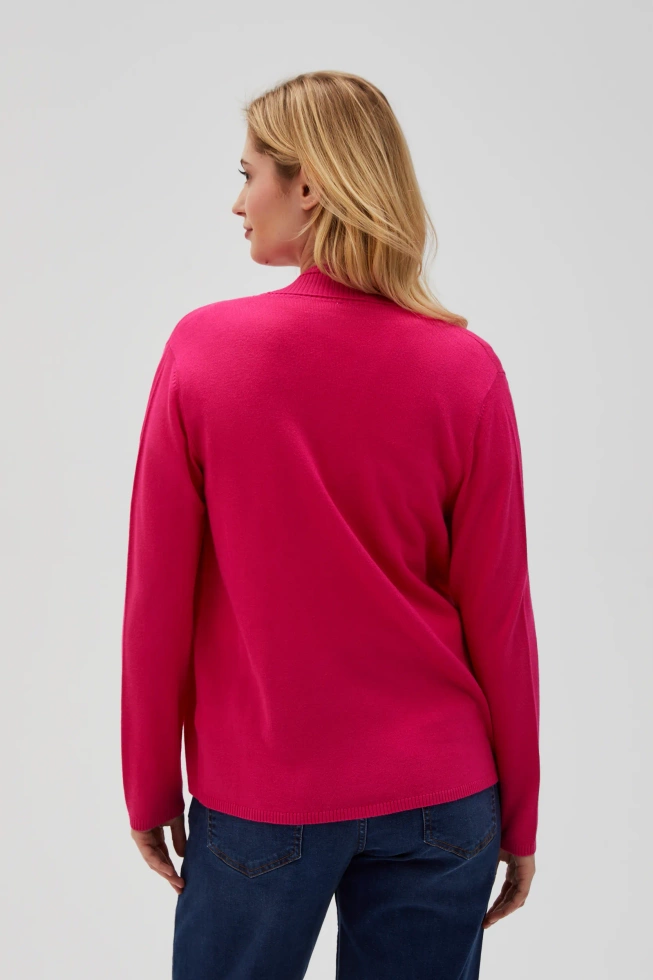 WOMEN'S SWEATER L-SW-4603 FUCHSIA-set