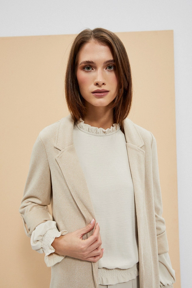 MARYNARKA DAMSKA L-MR-4005 D.BEIGE