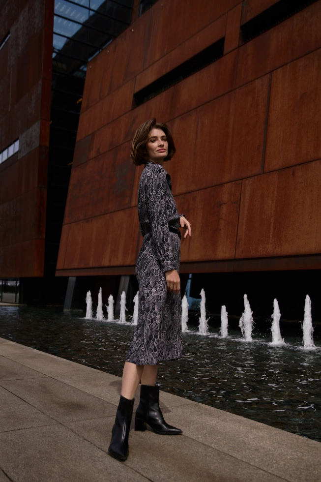 WOMEN'S DRESS Z-SU-4815 L.GREY