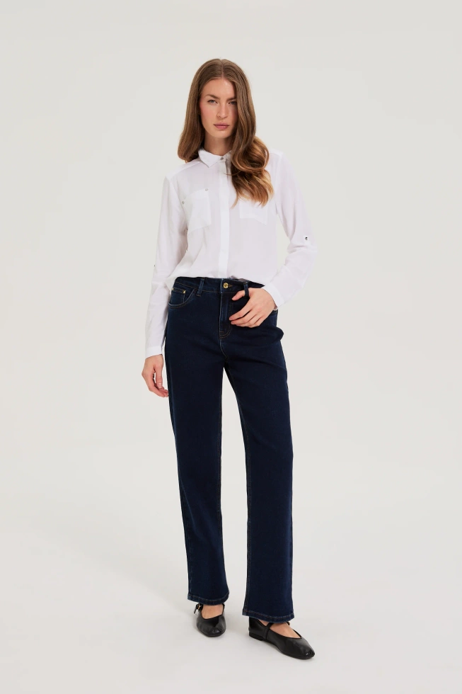 WOMEN'S SHIRT Z-KO-4809 WHITE