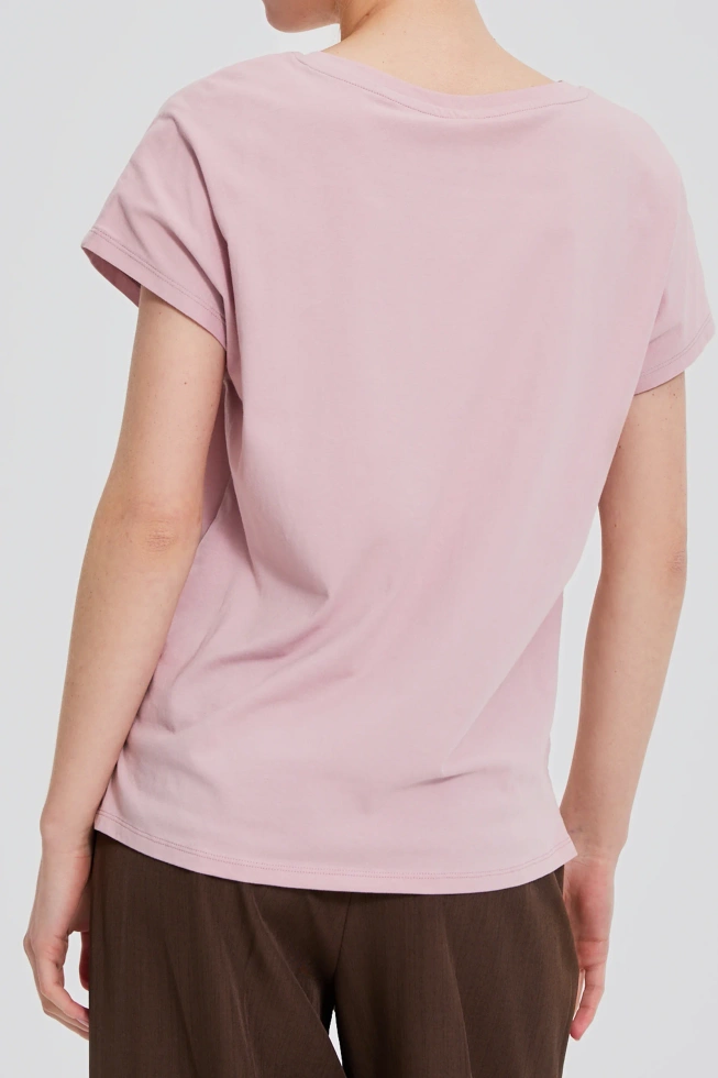 KOSZULKA DAMSKA L-TS-4951 DUSTY PINK