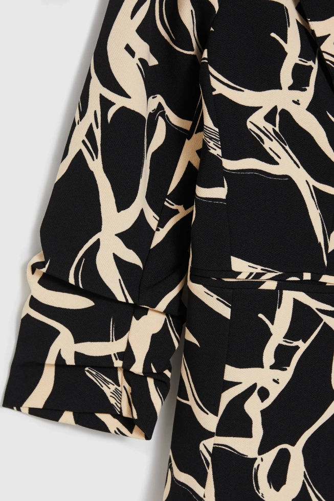 MARYNARKA DAMSKA L-MR-4900 BLACK-pakiet