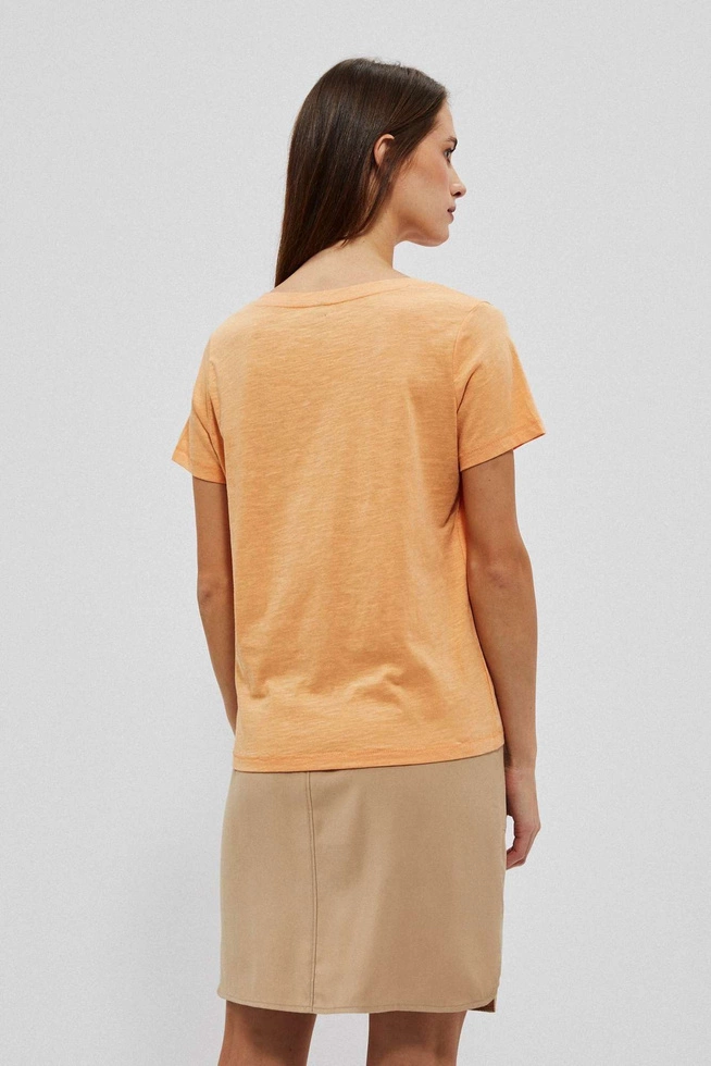 LADIES TSHIRT L-TS-4049 PEACH