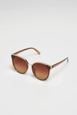 OKULARY DAMSKIE L-OK-4606 BROWN-pakiet
