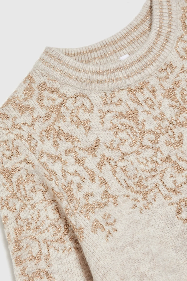 WOMEN'S SWEATER Z-SW-4551 BEIGE MEL