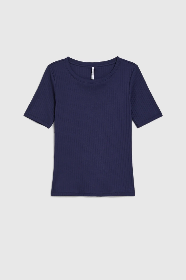 WOMEN'S TSHIRT L-TS-4916 NAVY-set