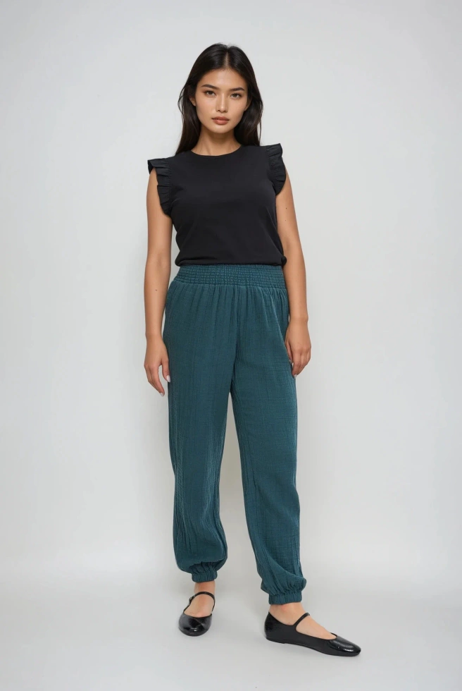 WOMEN'S T-SHIRT L-TS-4732 BLACK-set