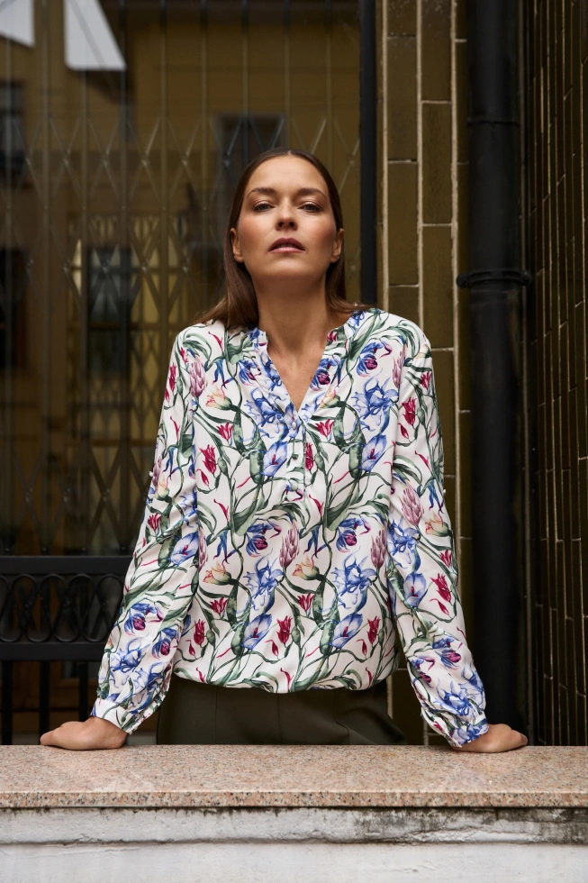 KOSZULA DAMSKA L-KO-4907 MULTICOLOUR