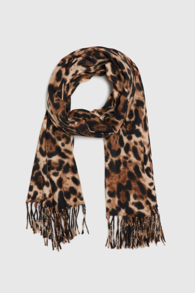 WOMEN'S SCARF Z-SZ-4809 L.BROWN