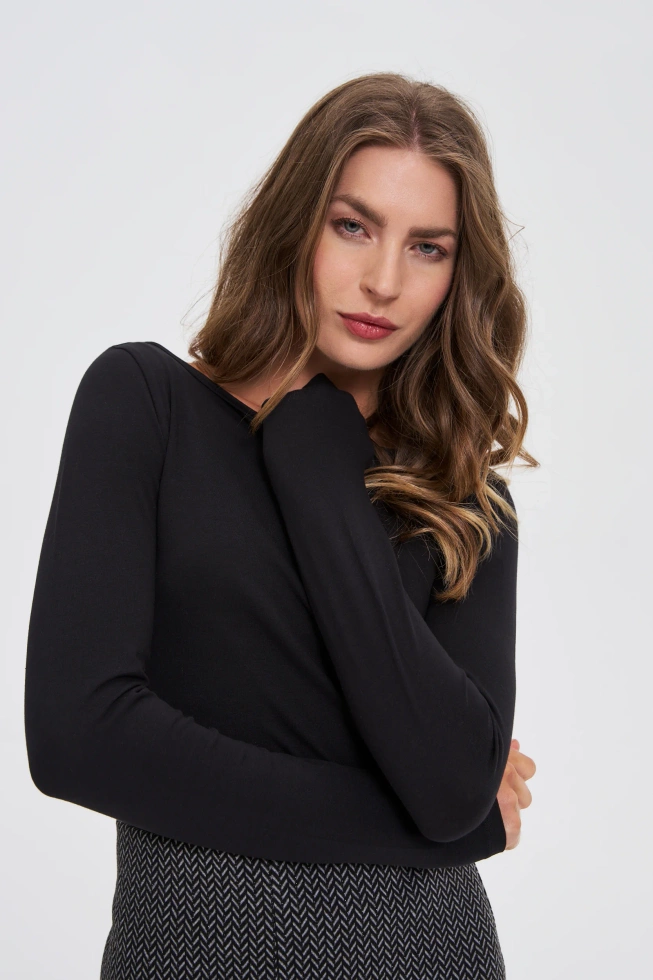 WOMEN'S LONGSLEEVE Z-TS-4803 BLACK