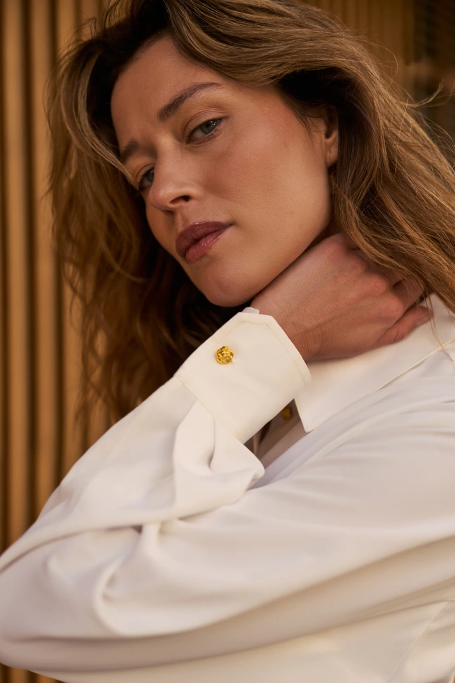 WOMEN'S SHIRT Z-KO-4817 OFF WHITE