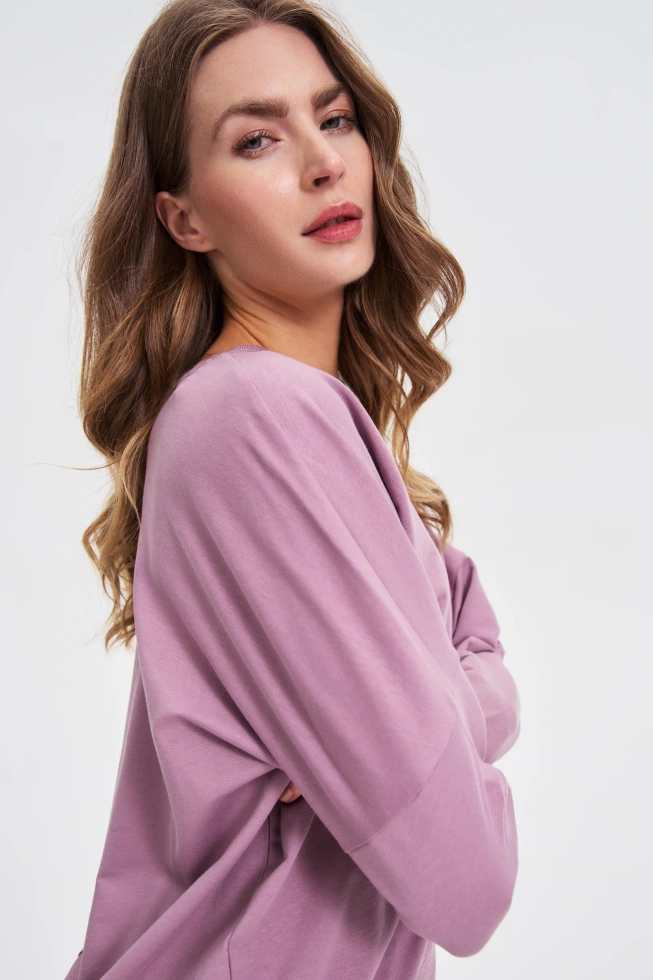 WOMEN'S SWEATSHIRT Z-BL-4801 D.PINK
