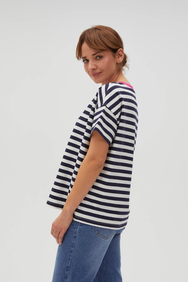 WOMEN'S SWEATSHIRT L-BL-4605 NAVY