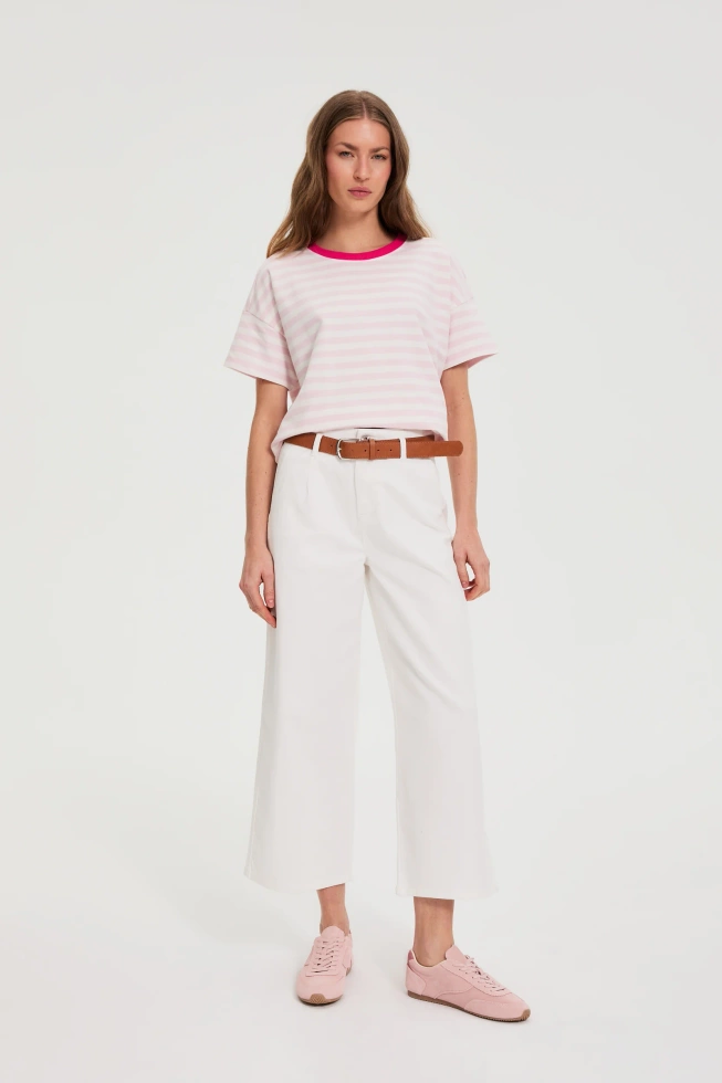 WOMEN'S JEANS L-JE-4901 OFF WHITE