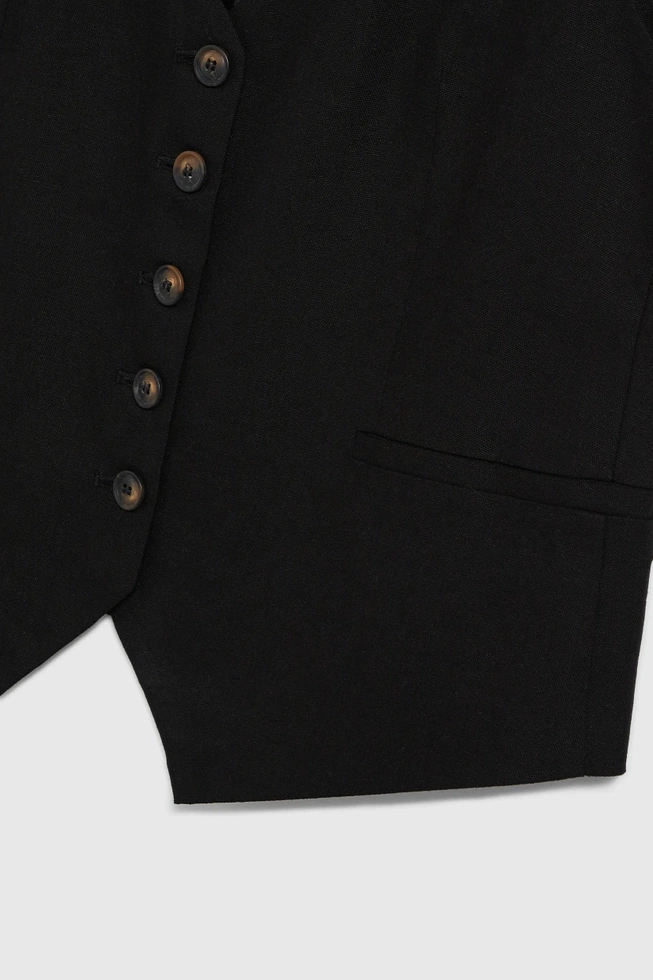 WOMEN'S JACKETS L-KA-4619 BLACK