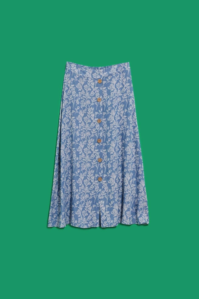LADIES SKIRT L-SC-4010 BLUE