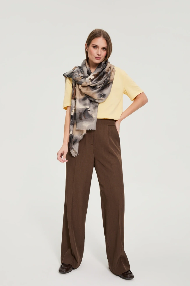 SZALIK DAMSKI L-SZ-4935 COFFEE