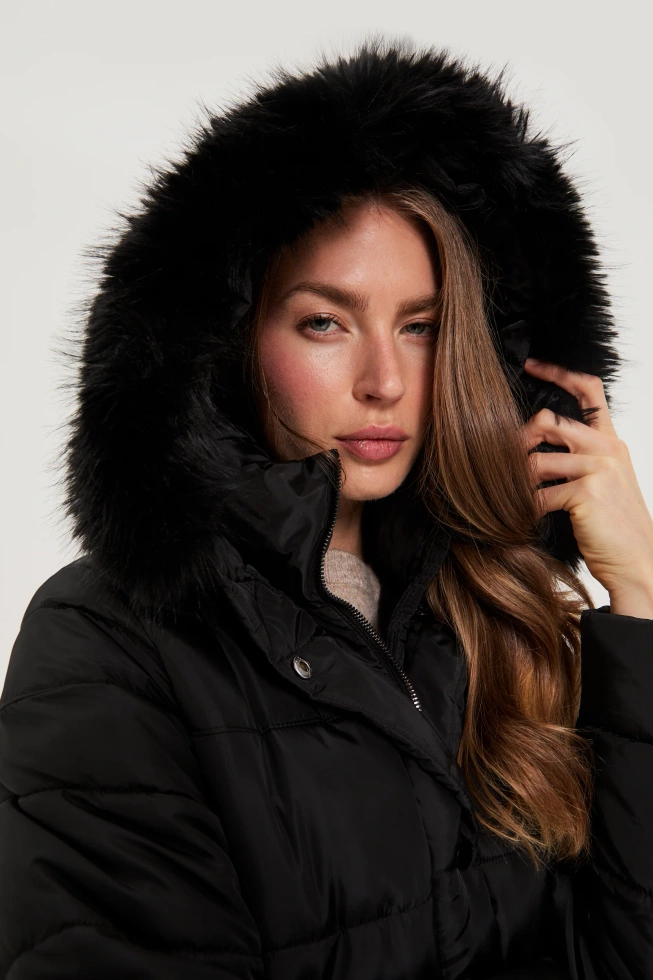 WOMEN'S JACKETS Z-KU-4818 BLACK