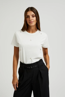 WOMEN'S T-SHIRT Z-TS-4538 OFF WHITE