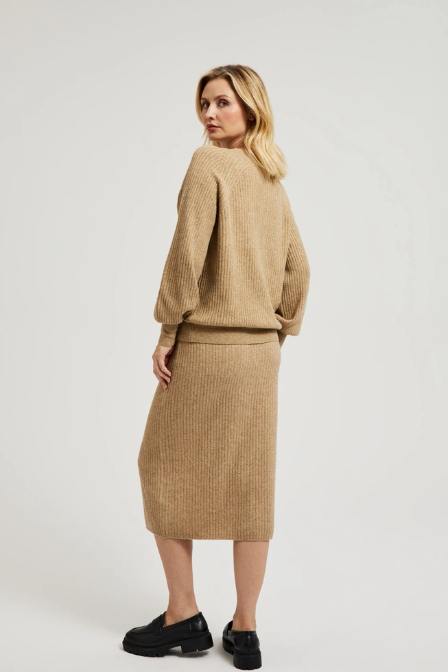 WOMEN'S SKIRT Z-SC-4500 BEIGE MEL-set