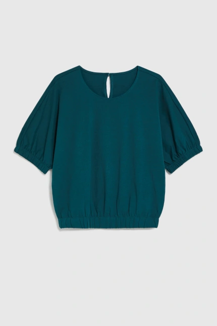 KOSZULKA DAMSKA L-TS-4960 D.GREEN