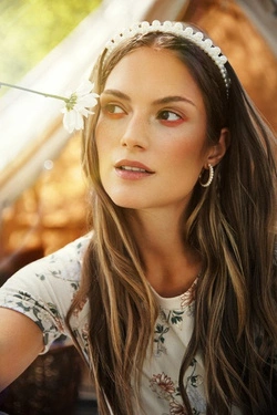 HAIRBAND L-OP-4004 OFF WHITE