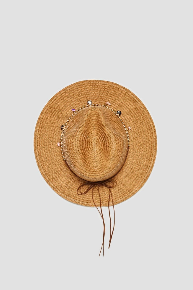 LADIES HAT L-CZ-4002 BEIGE