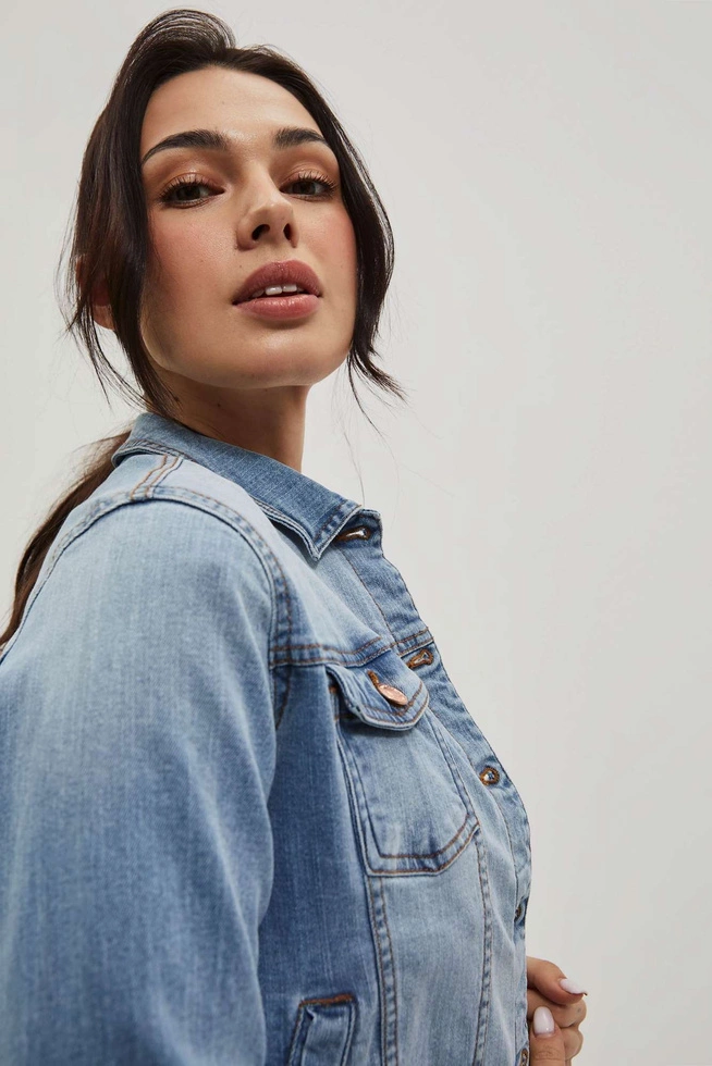 KURTKA DAMSKA L-KU-4016 L.BLUE