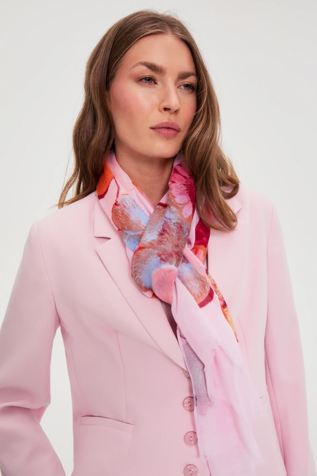 WOMEN'S SCARF L-SZ-4916 ORANGE