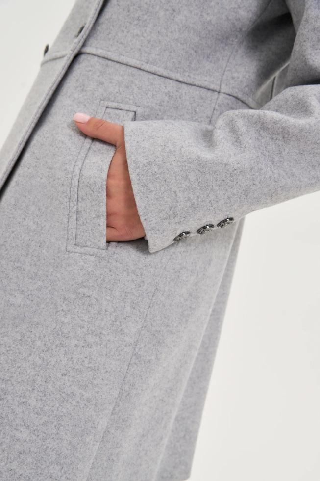KURTKA DAMSKA Z-KU-4815 GREY MEL