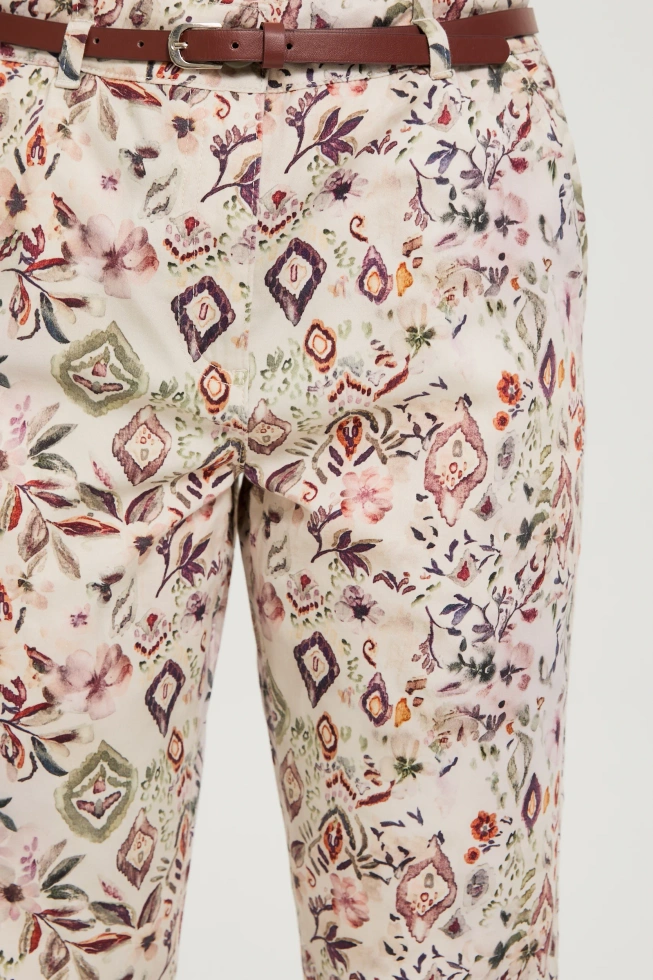 WOMEN'S PANTS L-SP-4907 OFF WHITE