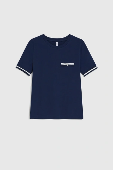 WOMEN'S TSHIRT L-TS-4943 NAVY