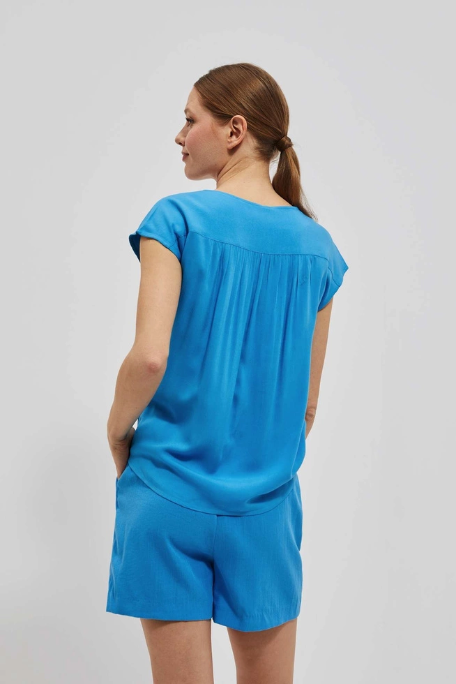 KOSZULA DAMSKA L-KO-4049 FRESH BLUE