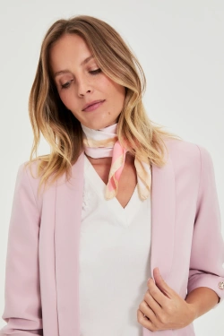 WOMEN'S SCARF L-SZ-4906 OFF WHITE