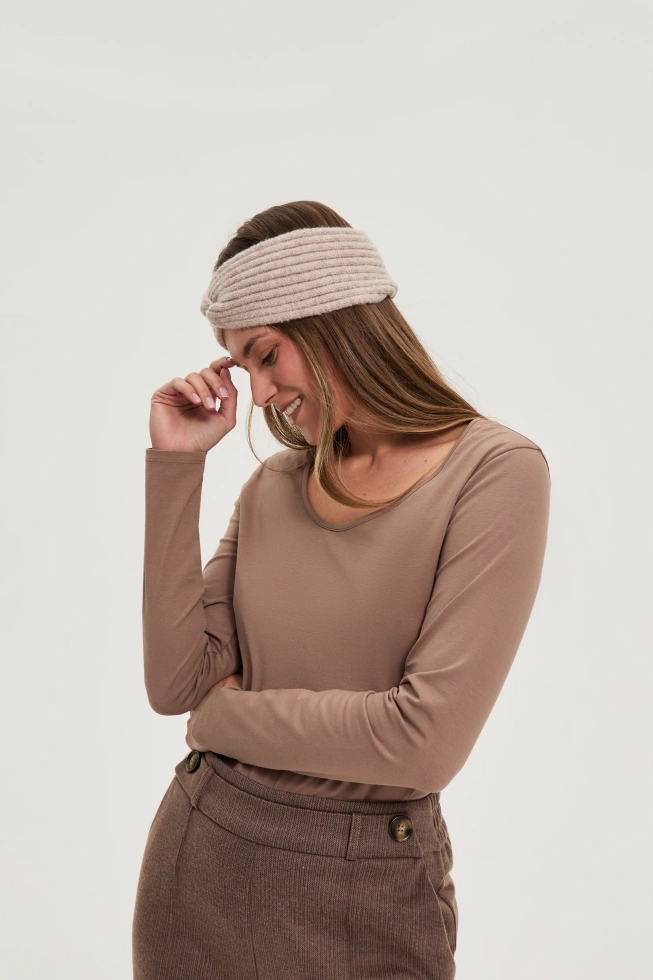 WOMEN'S LONGSLEEVE Z-TS-4813 COFFEE-set
