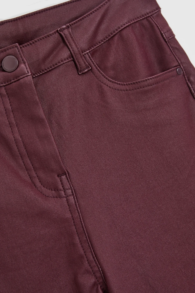 SPODNIE DAMSKIE Z-SP-4803 BURGUNDY