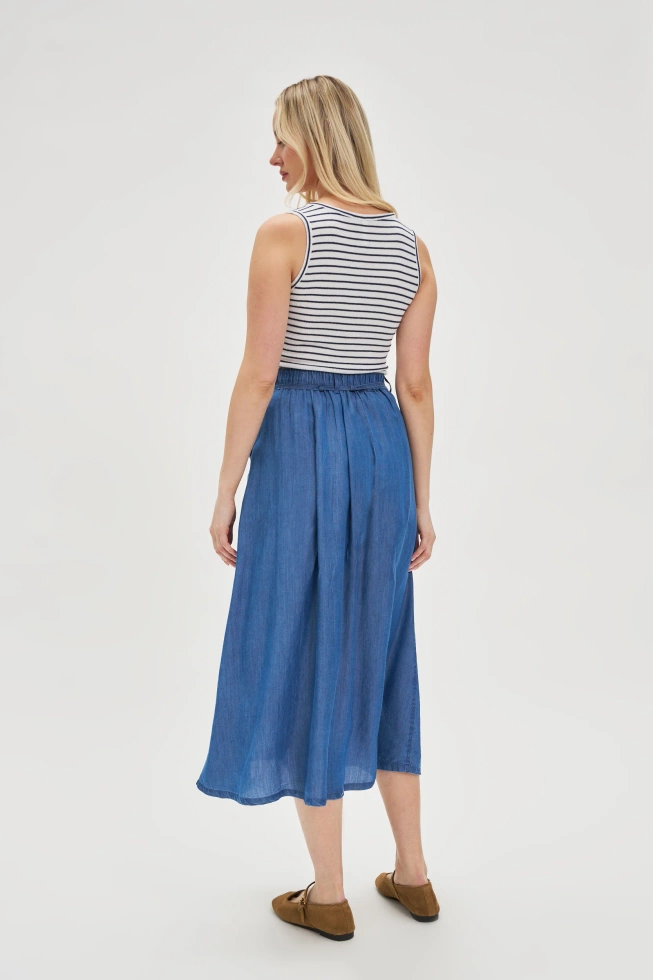 SPÓDNICA DAMSKA L-SC-4608 BLUE
