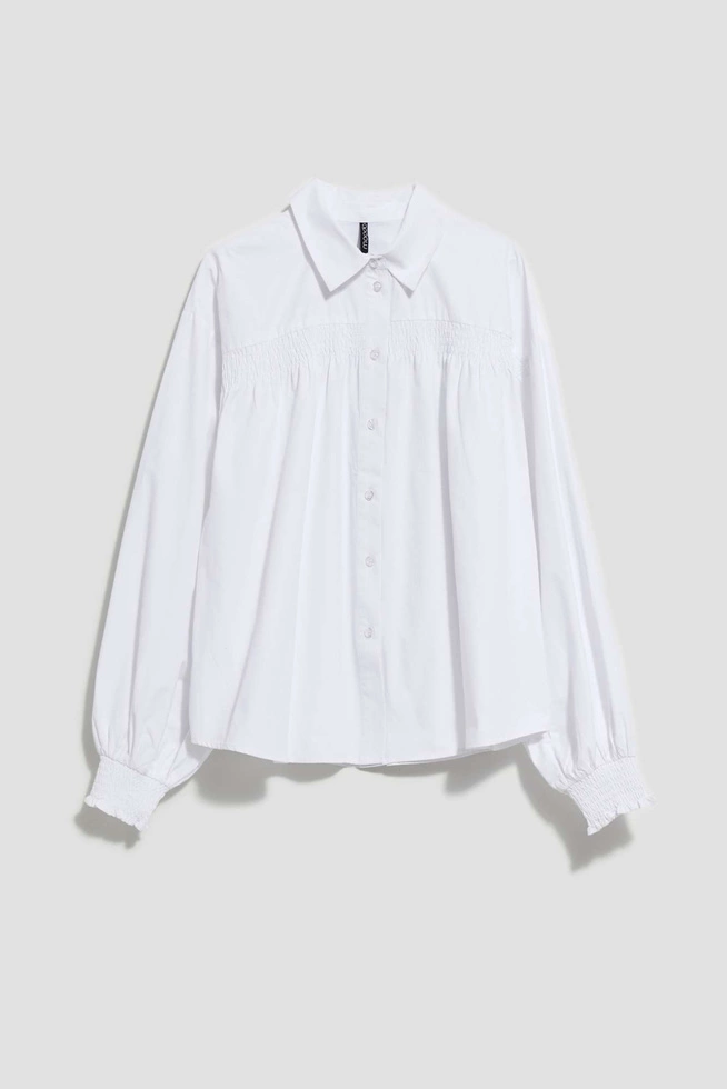 LADIES SHIRT L-KO-4056 WHITE