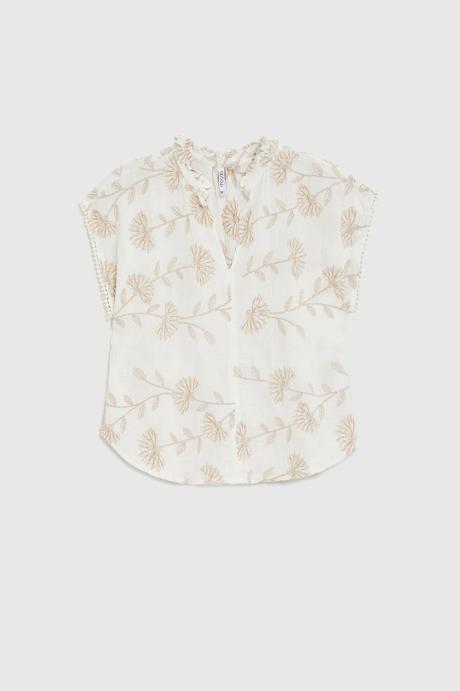 WOMEN'S SHIRT L-KO-4951 WHITE-set