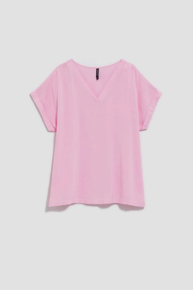 LADIES SHIRT L-KO-4047 L.PINK